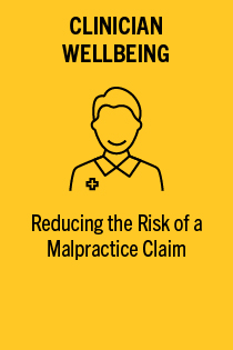 TDE 221161.0 Reducing the Risk of a Malpractice Claim Banner
